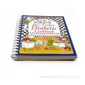 customized spiral bound cookbook recipe book printing